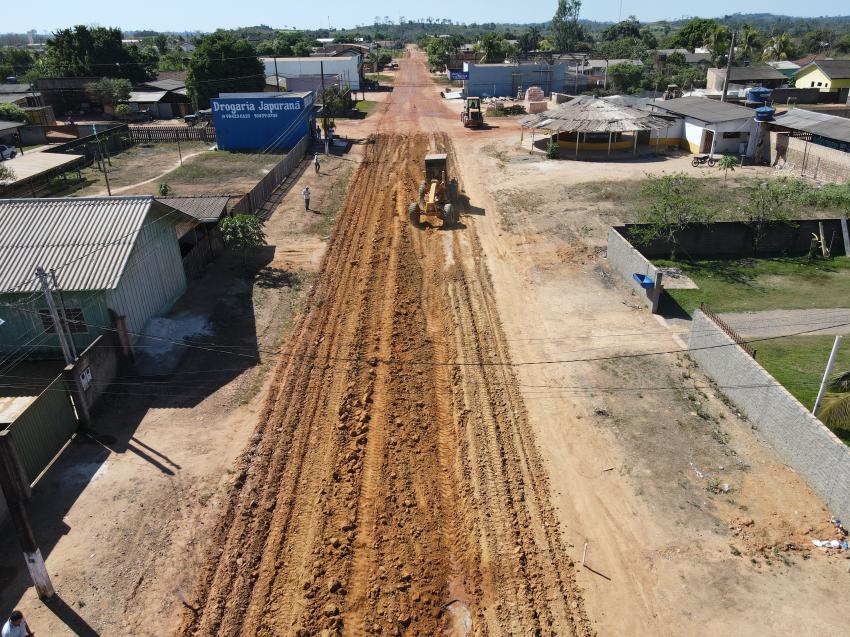 Pavimentação Asfáltica em Japuranã