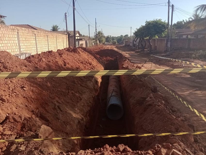 Saneamento Básico, Drenagem Pluvial e Asfaltamento nas ruas da quadra 10