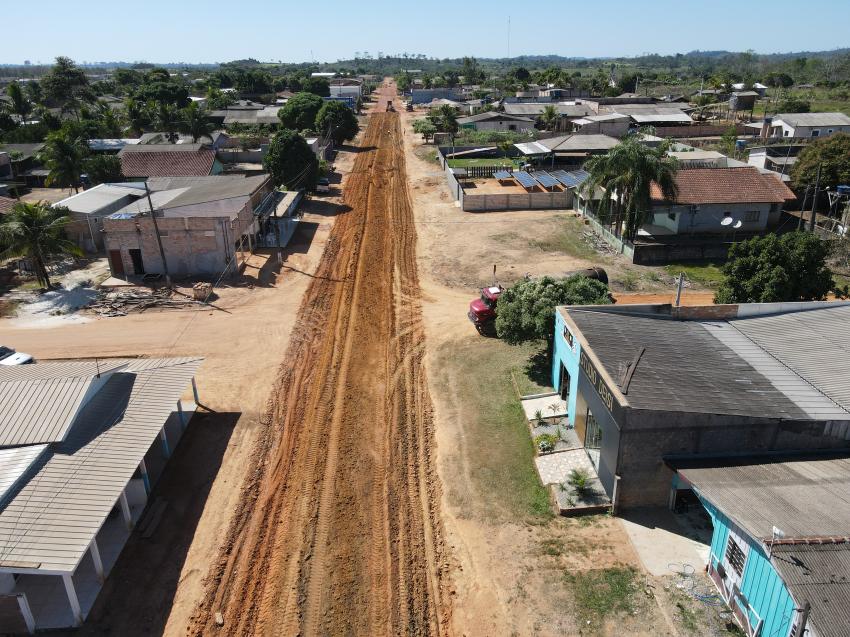 Pavimentação Asfáltica no Distrito de Japurana